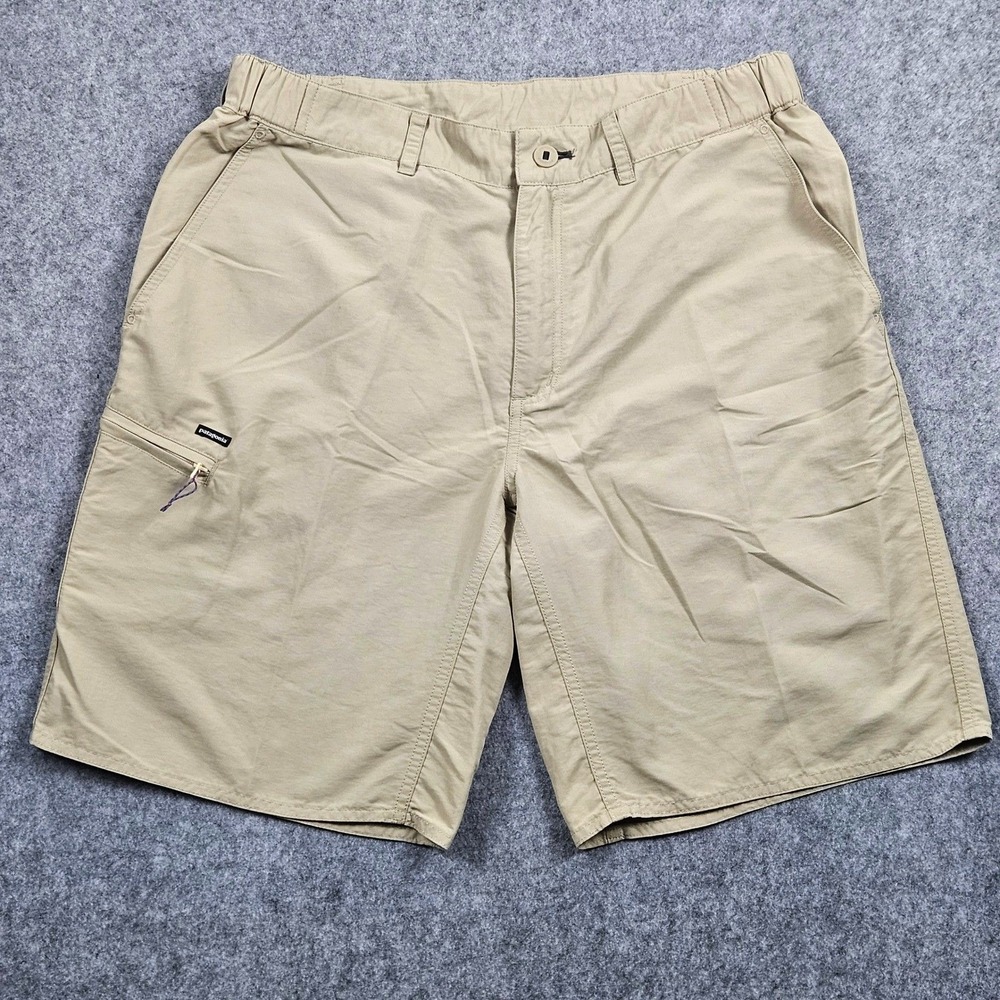 Patagonia Mens Quandary Shorts Khaki Tan Hiking Outdoor Size 36